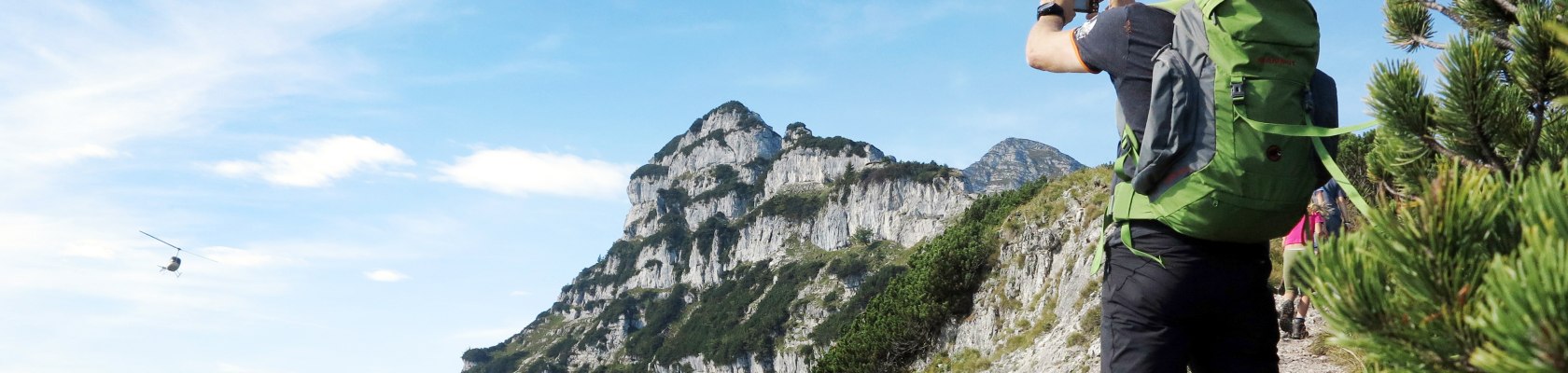 Wanderer am Rauhen Kamm, © Mostviertel Tourismus